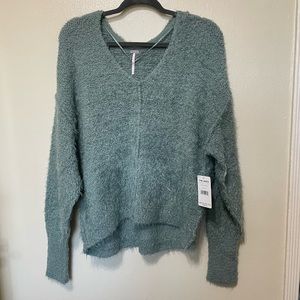 NWT Free People Icing V-Neck Sweater